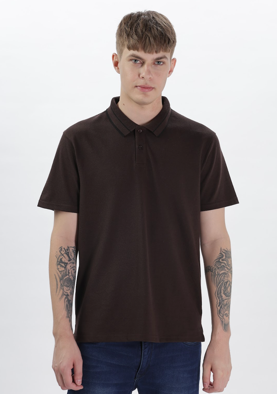 Coffee Brown - Polo Tshirt