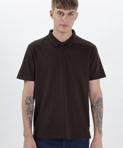 Coffee Brown - Polo Tshirt
