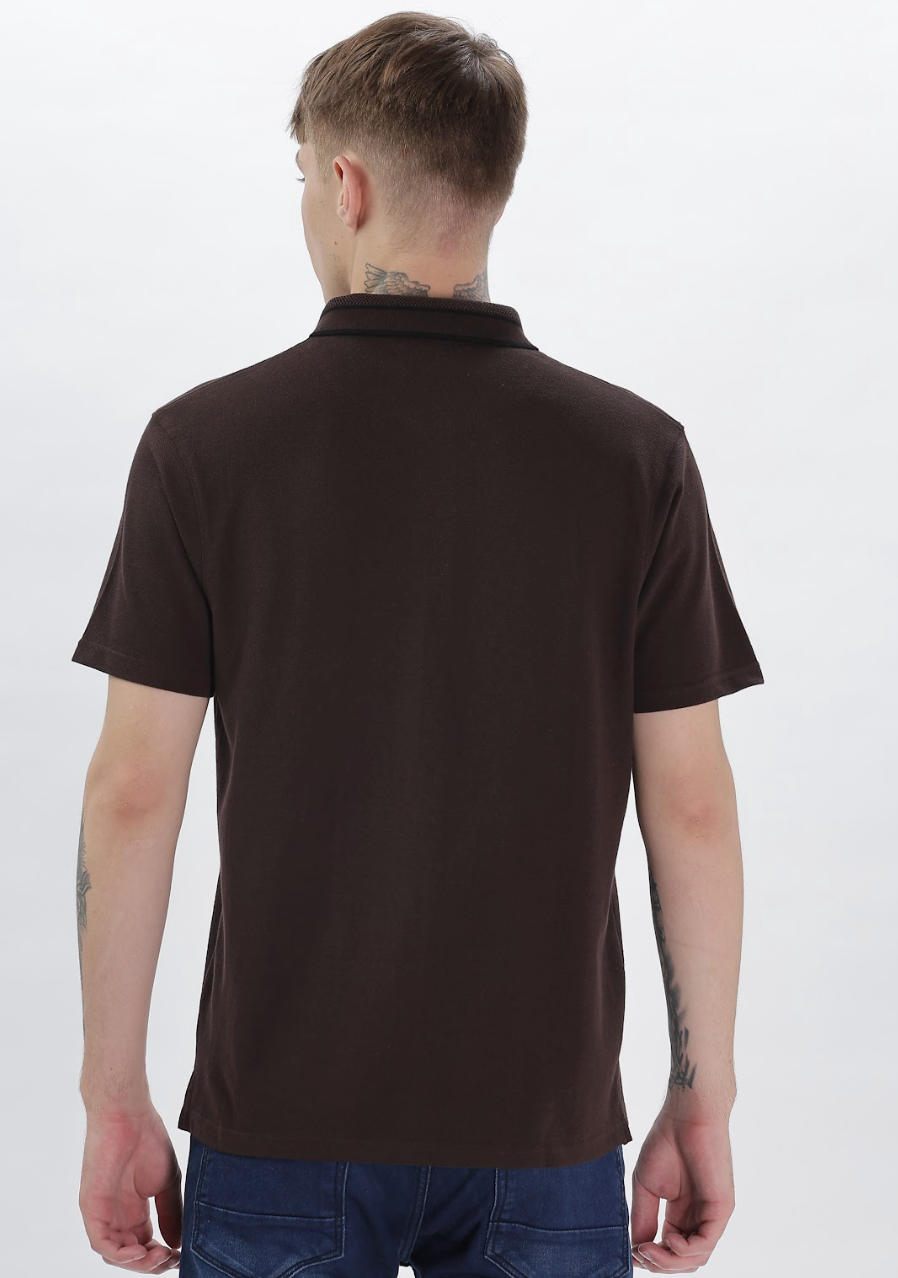 Coffee Brown - Polo Tshirt