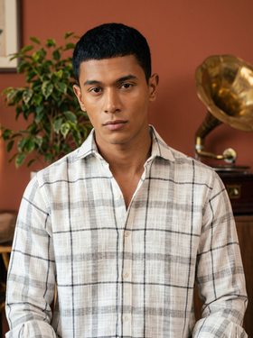 White Checked Stain - Free Flannel Shirt – photo 5