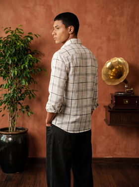 White Checked Stain - Free Flannel Shirt – photo 6
