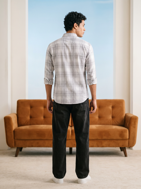 Air Grey Bamboo Linen Stain-Free Shirt
