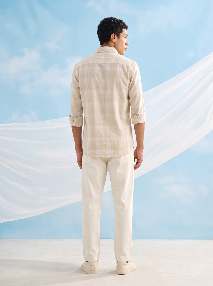 Oat Bamboo Linen Stain Free Shirt