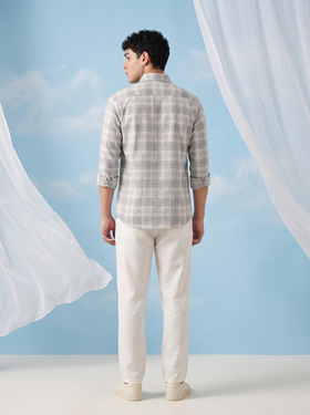 Silver Slate Bamboo Linen Stain-Free Shirt