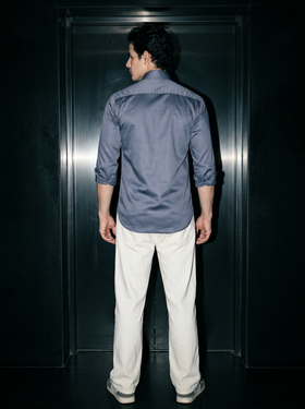 Urban Grey Satin Stain-Free Shirt