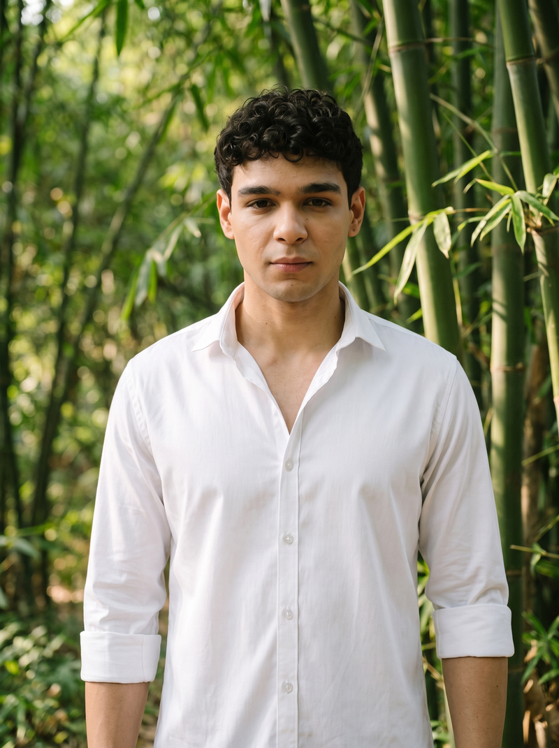 Stain - Free Bamboo Cotton White Shirt™